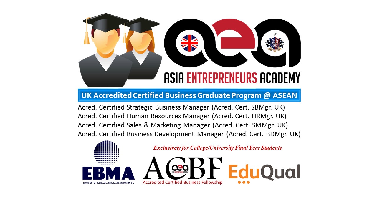 AEA-UK Accredited Certified Business Graduates