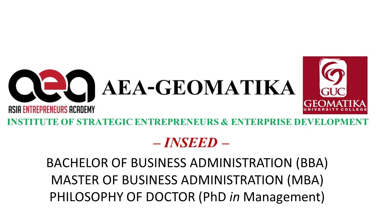 GEOMATIKA BBA, MBA & PhD (Management)